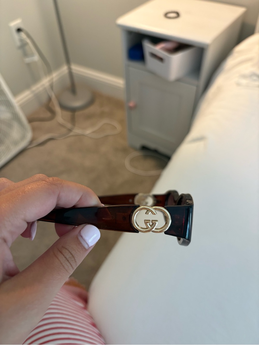 Burgundy Gucci Sunglasses